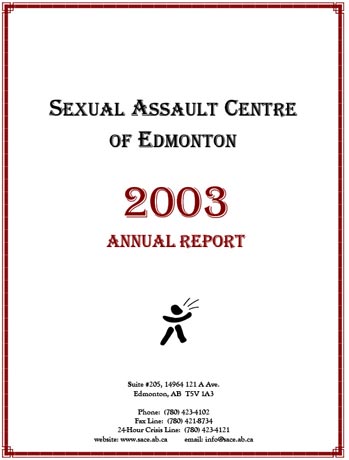 2003 SACE Annual Report Thumbnail - SACE Reports