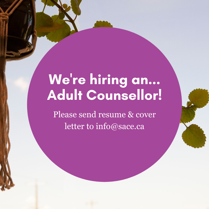 We’re Hiring An Adult Counsellor