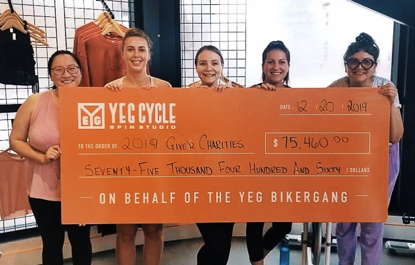 YEG Cycle fundraiser