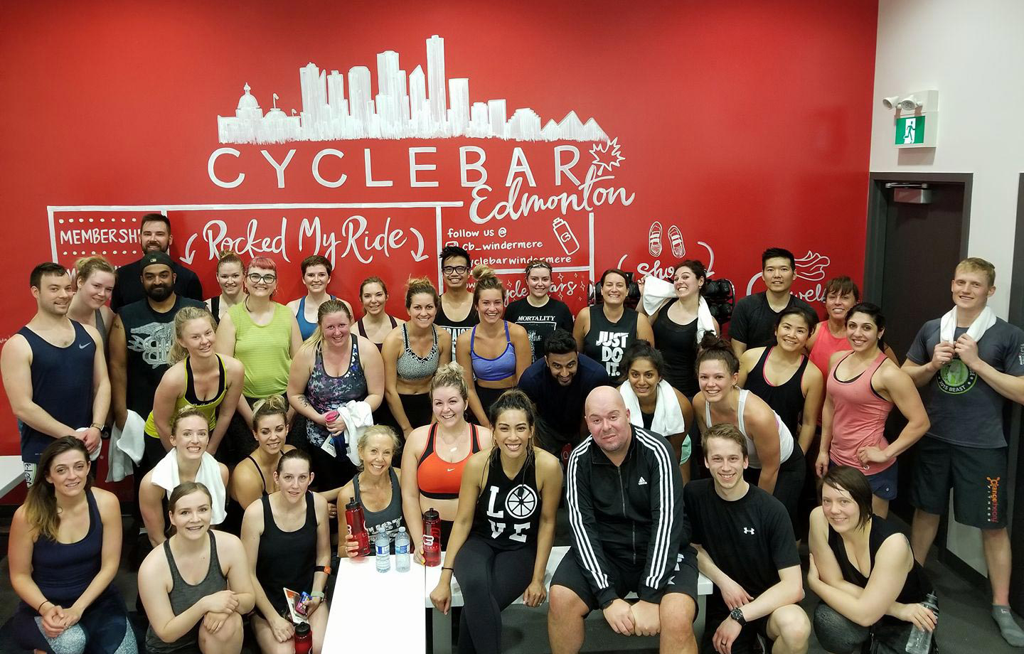 Cycle bar fundraiser