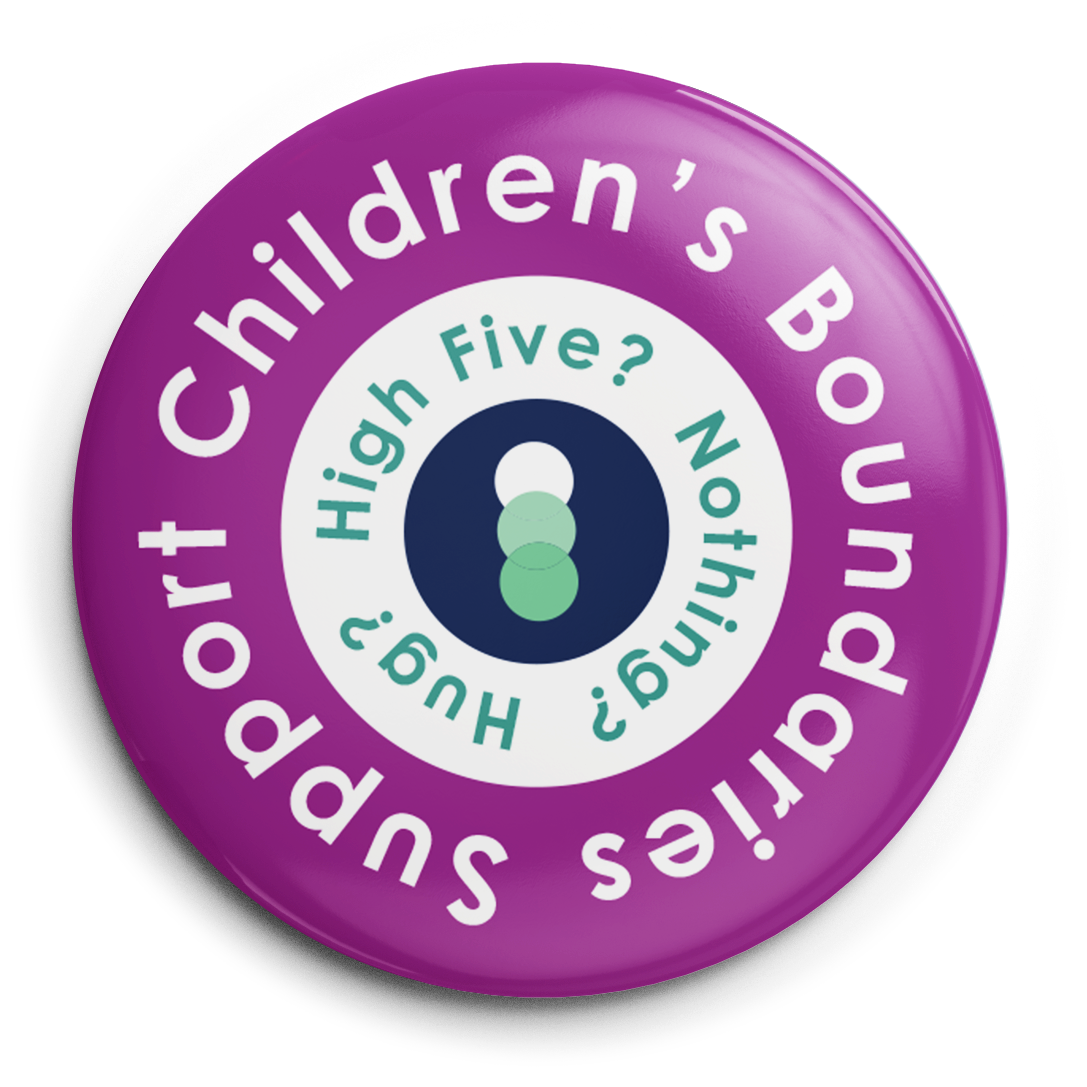 Childrens Boundaries Hug? High Five? Nothing? Support children's boundaries to prevent sexual violence against children and youth