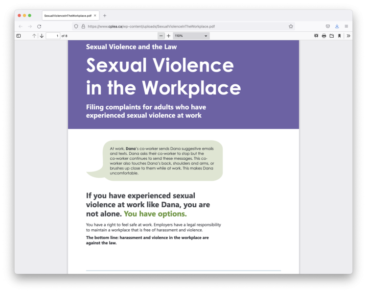SV workplace - What is Sexual Harassment?