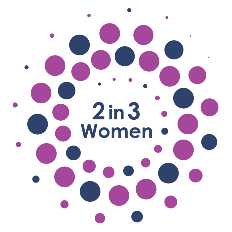 2in3 women0magenta - Addressing Sexual Violence in Queer and Trans Communities