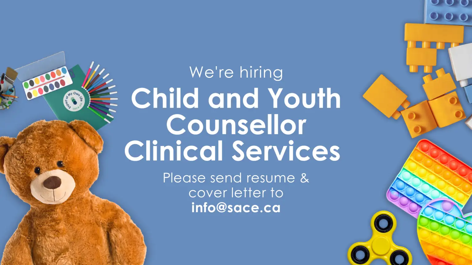 We’re Hiring A Child and Youth Counsellor  