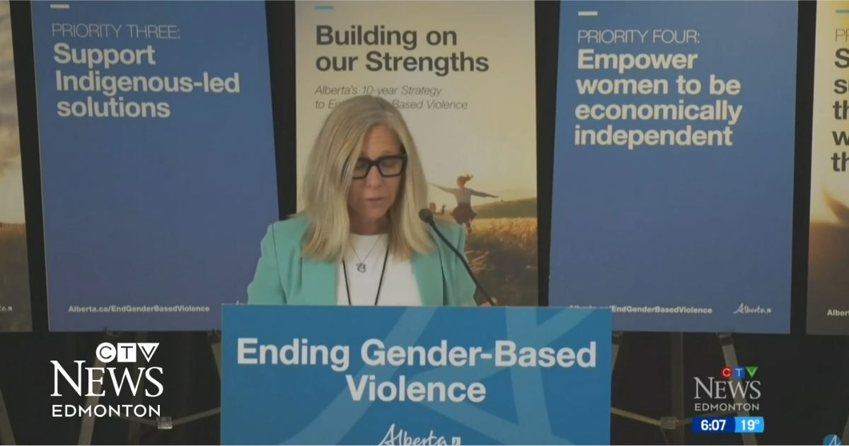 Alberta announces new plan to tackle gender-based violence